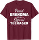 Grandma Teenager 13th Birthday T-Shirt - T-Shirt | Maroon