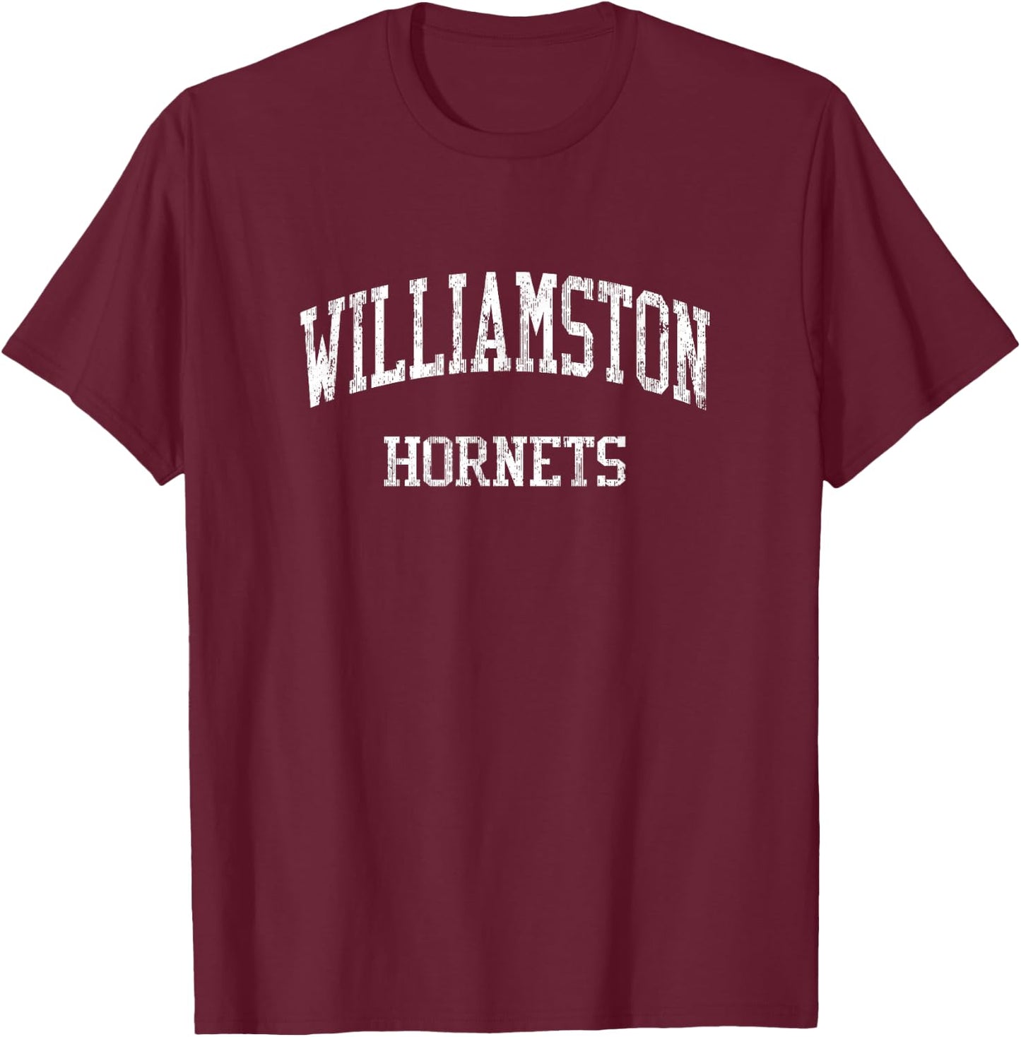 Williamston High School HS Williamston MI Vintage Sports T-Shirt - T-Shirt | Maroon