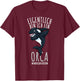 Dabbing Orca Kostüm Kinder Mädchen Killerwal T-Shirt - T-Shirt | Maroon