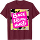 Back & Body Hurts Yellow Camouflage Funny Meme, Parody Gym T-Shirt - T-Shirt | Maroon