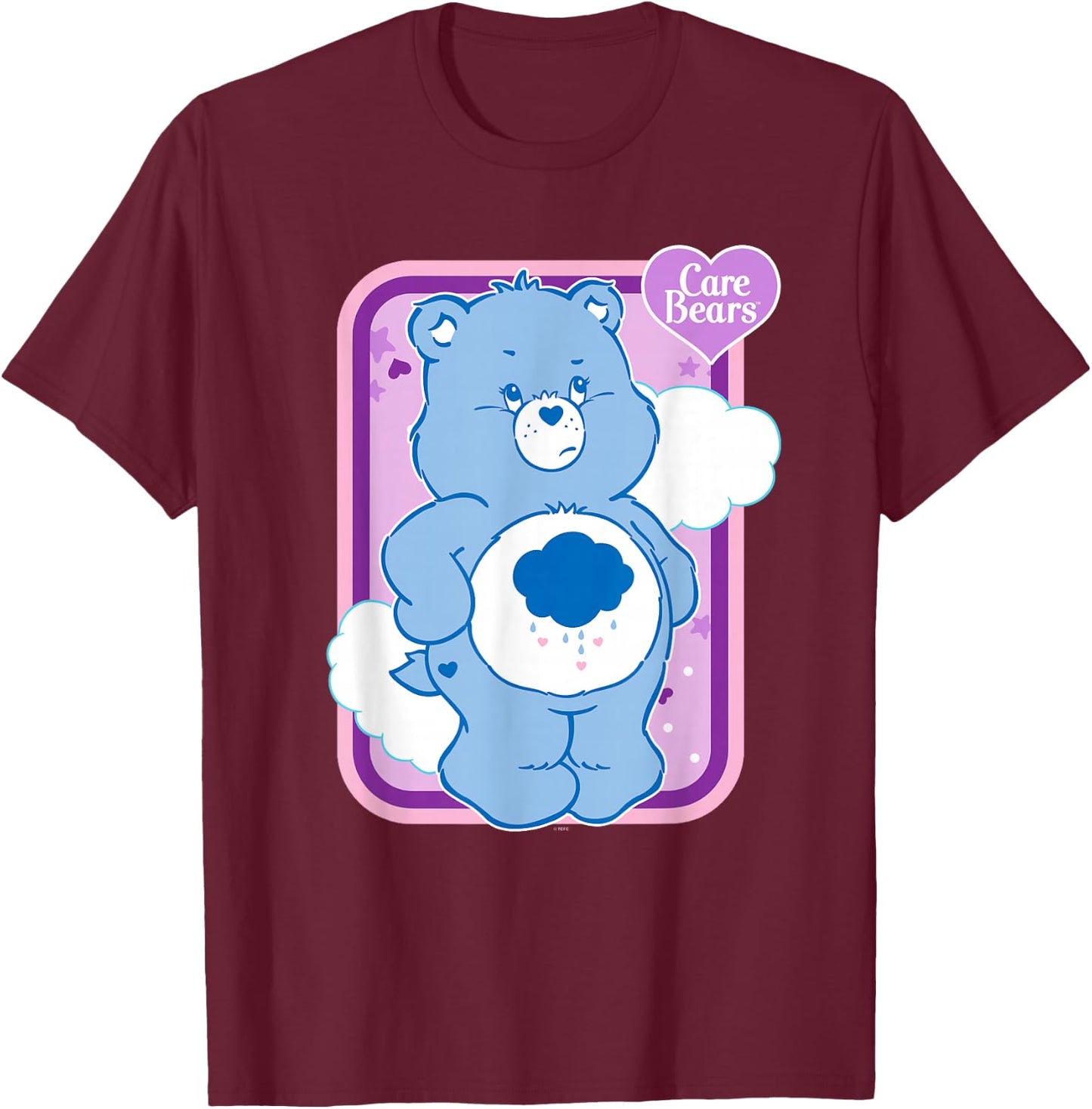 Care Bears Grumpy Bear T-Shirt - T-Shirt | Maroon
