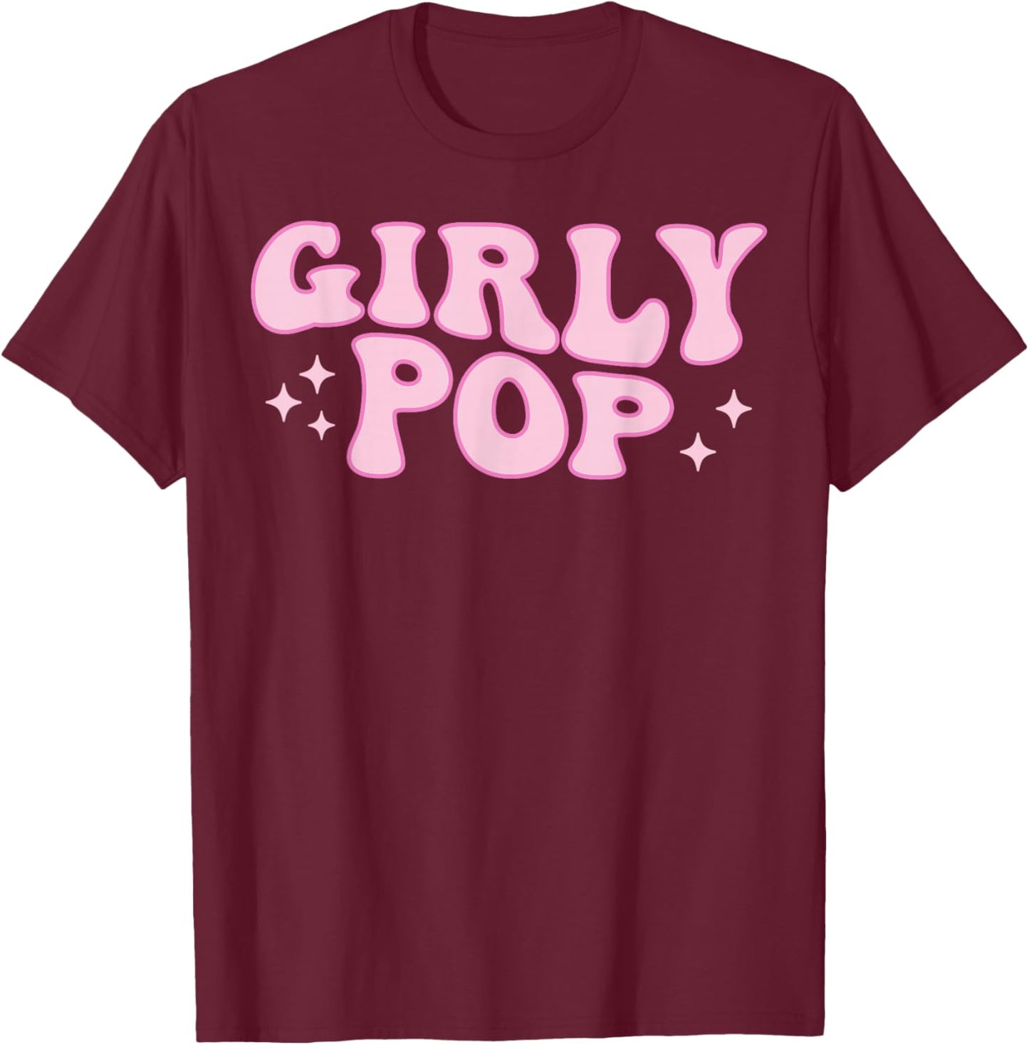 Girly Pop, Trendy Slaying Queen T-Shirt - T-Shirt | Maroon