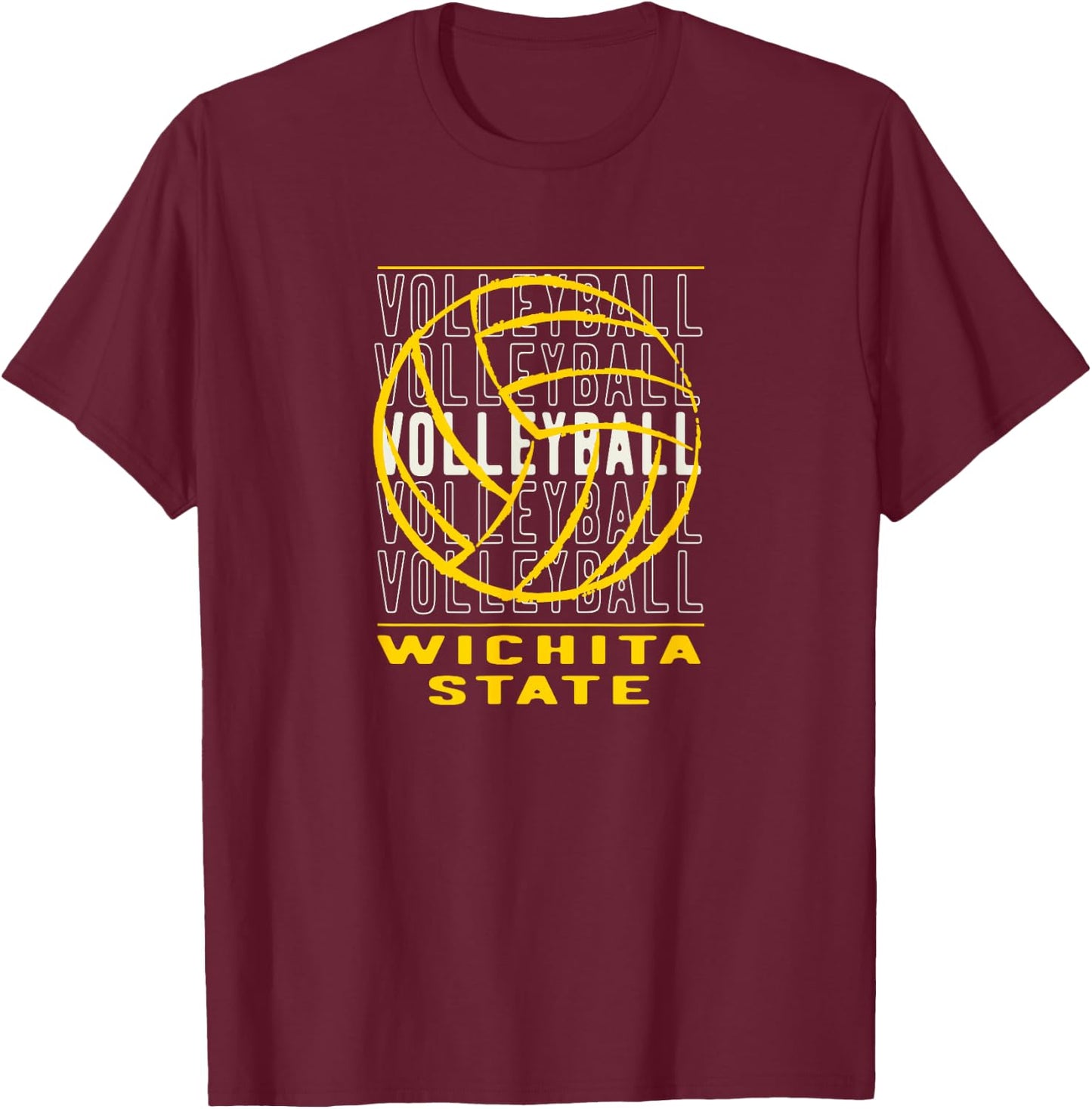 Volleyball Wichita State T-Shirt - T-Shirt | Maroon