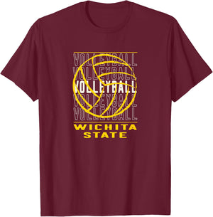 Volleyball Wichita State T-Shirt - T-Shirt | Maroon