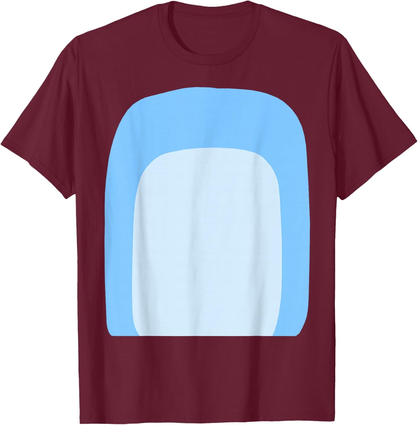 Blue Heeler Cattle Dog Cartoon Puppy Funny Holiday Costume T-Shirt - T-Shirt | Maroon