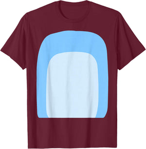 Blue Heeler Cattle Dog Cartoon Puppy Funny Holiday Costume T-Shirt - T-Shirt | Maroon