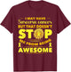 Yellow Ribbon It Doesn't Have Me Sarcoma Cancer Awareness T-Shirt - T-Shirt | Maroon