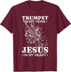 Trumpet in My Veins Jesus In My Heart Trumpet Senior T-Shirt - T-Shirt | Maroon