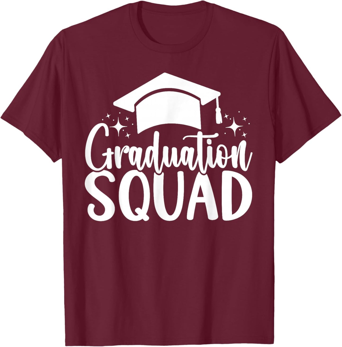 Graduation Squad Class of 2026 Graduation T-Shirt - T-Shirt | Maroon