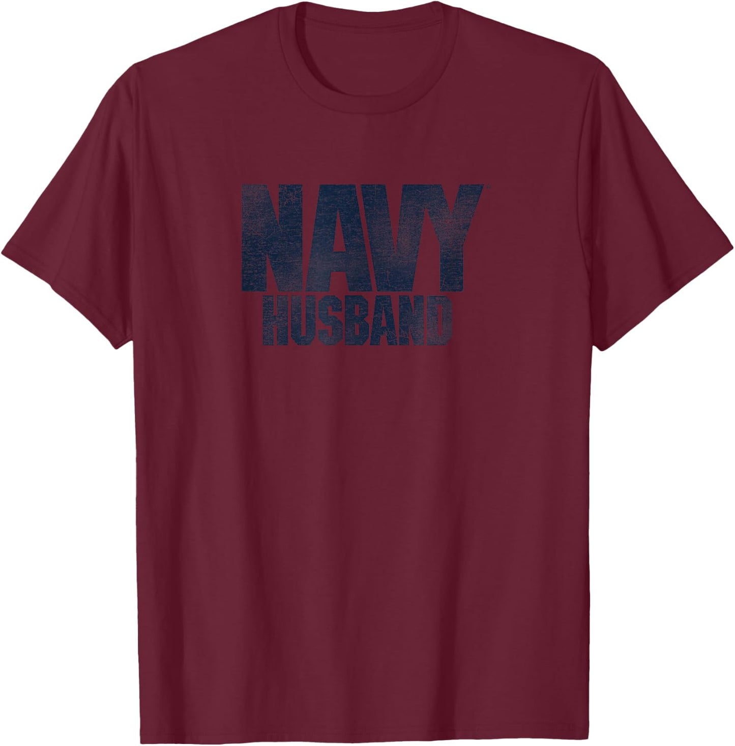 U.S. Navy Husband T-Shirt - T-Shirt | Maroon