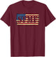 SFMF USA Flag Military Motto Weapon Guns America Women Men T-Shirt - T-Shirt | Maroon