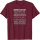 Brooklyn Nine-Nine Charles Boyle Quote Mash-up T-Shirt - T-Shirt | Maroon