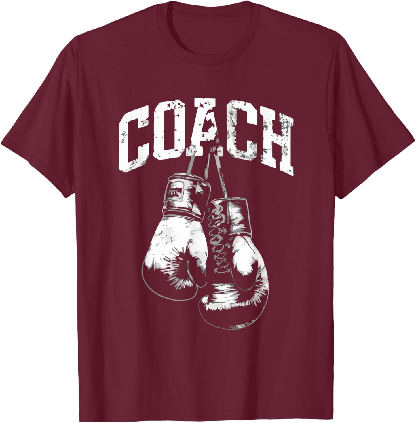 Boxing Coach Boxing Boxer Boxing Lover MMA T-Shirt - T-Shirt | Maroon