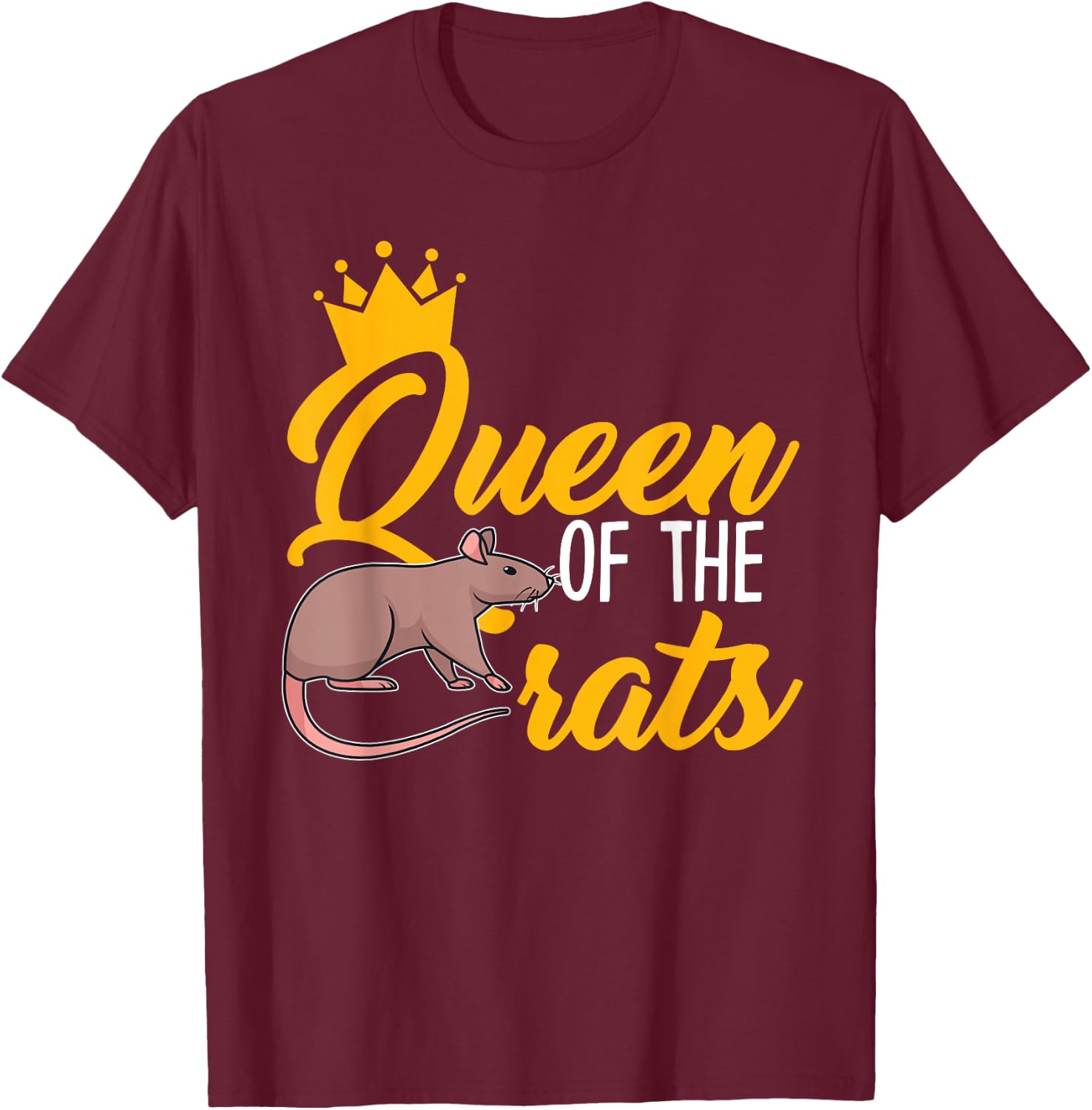 Queen Of The Rats T-Shirt - T-Shirt | Maroon