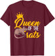 Queen Of The Rats T-Shirt - T-Shirt | Maroon