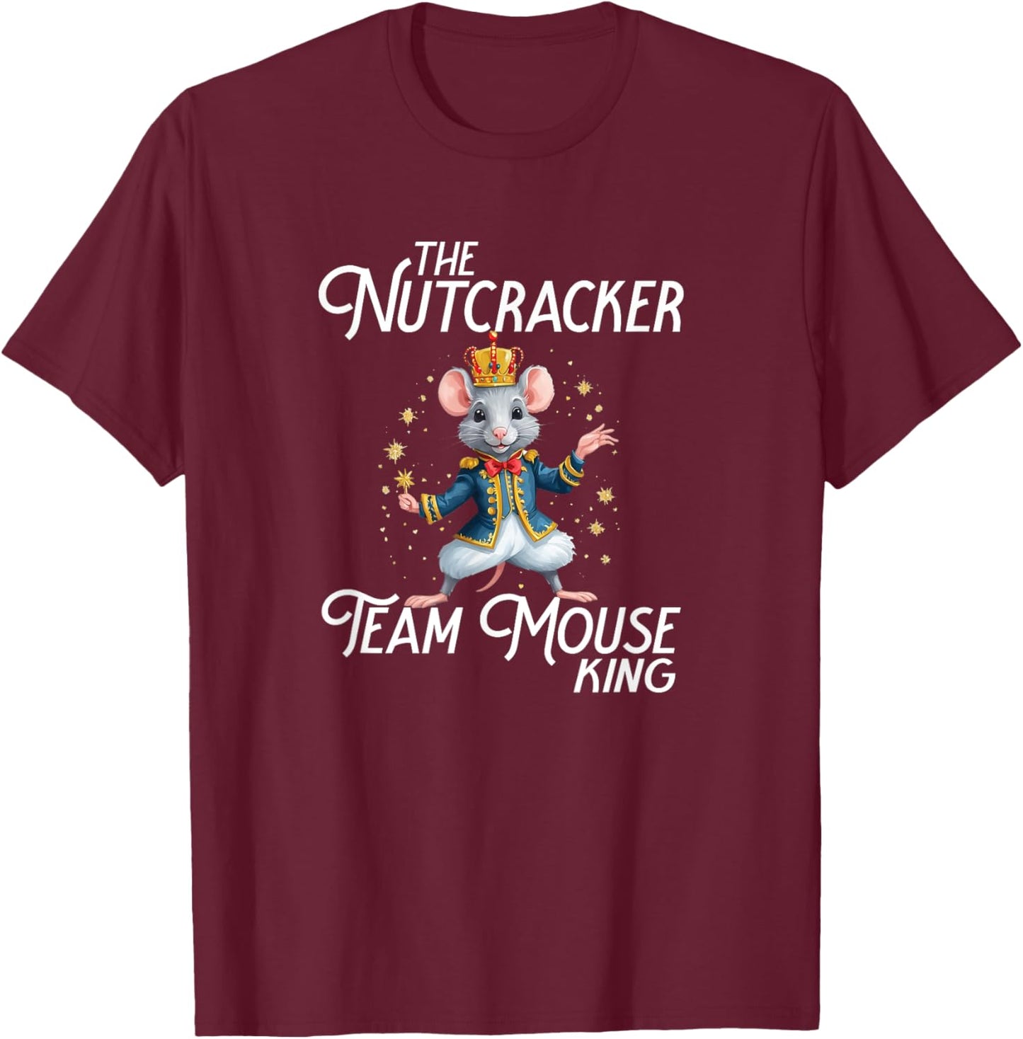 The Nutcracker Rat King Pajamas Team Rat King T-Shirt - T-Shirt | Maroon