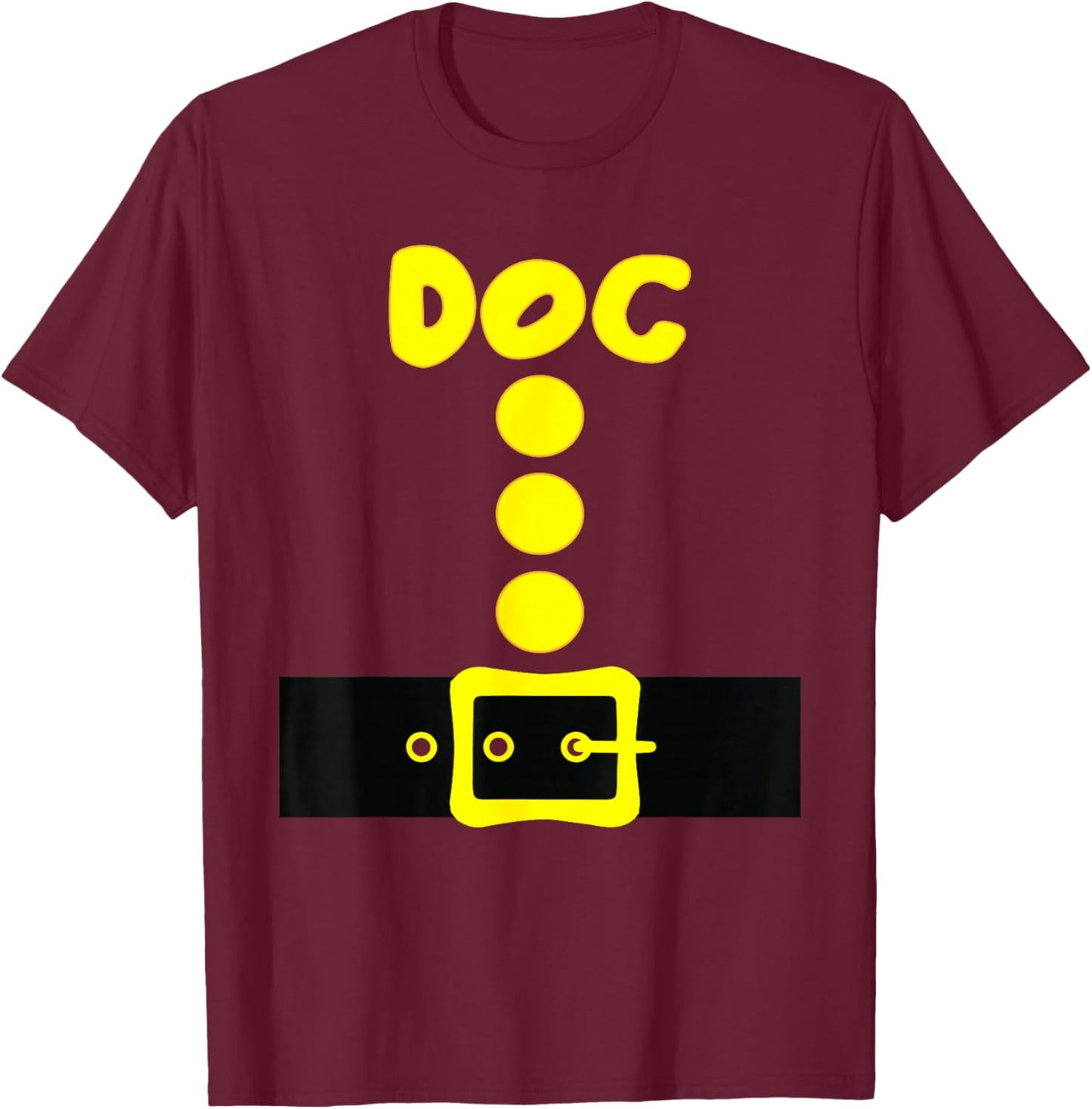 Dwarf Halloween Costume Family Group Matching Dwarf Color T-Shirt - T-Shirt | Maroon