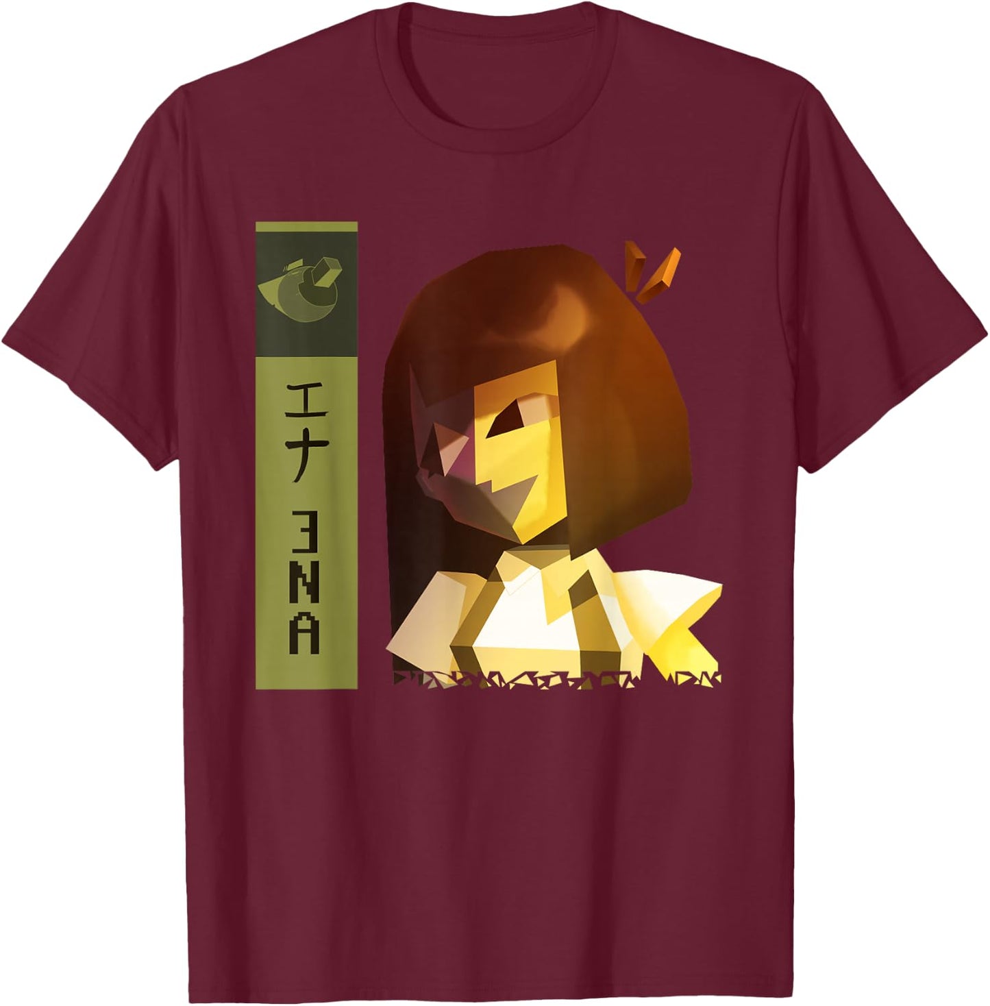 ENA Aesthetic Official T-Shirt - T-Shirt | Maroon