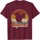Vintage Squirrel Men Women Kids Boys Girls Funny Retro T-Shirt - T-Shirt | Maroon