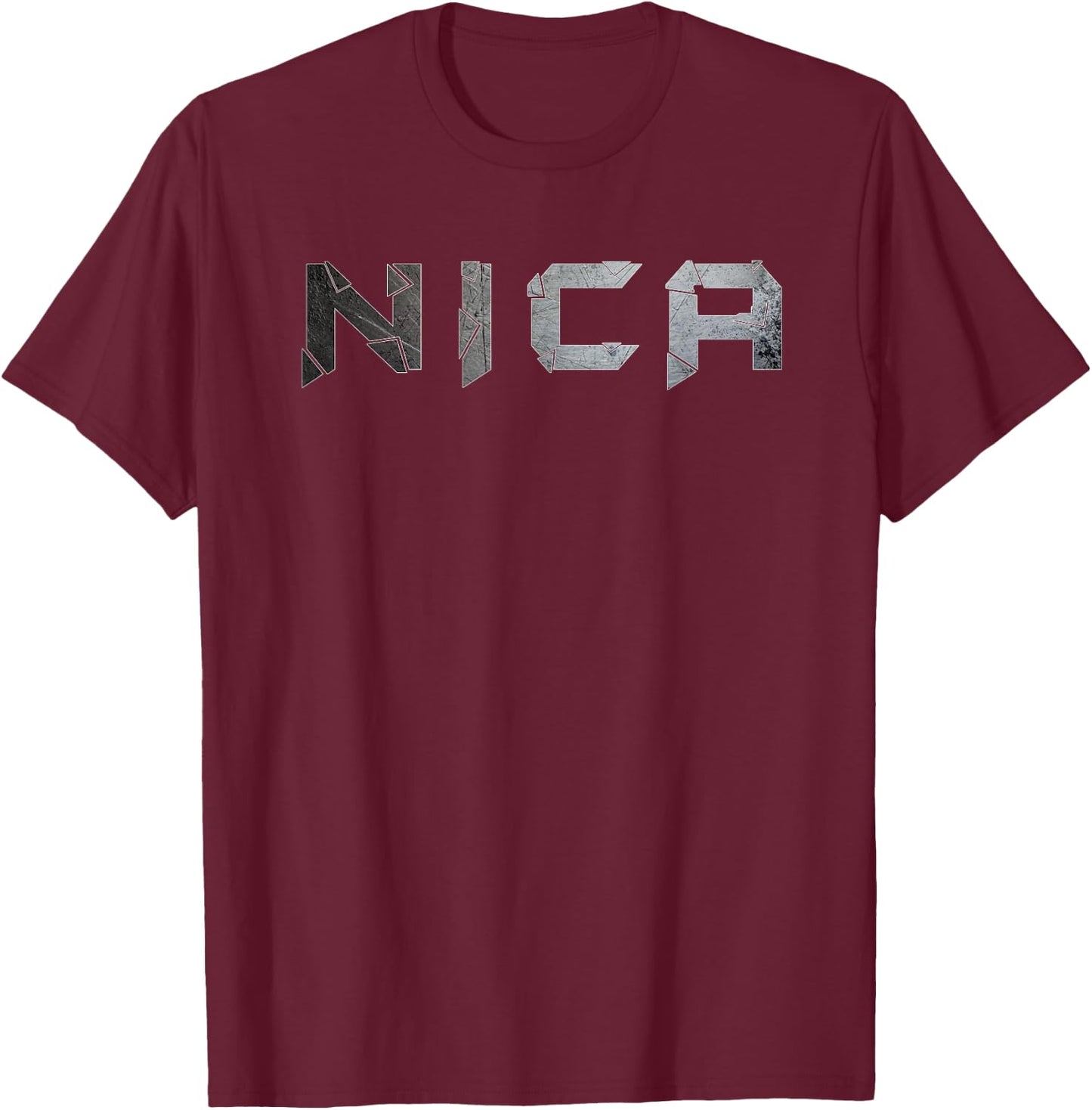 Asi Somos Nicaragua, metal Nica T-Shirt - T-Shirt | Maroon