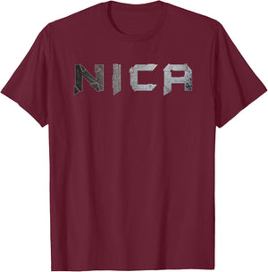 Asi Somos Nicaragua, metal Nica T-Shirt - T-Shirt | Maroon