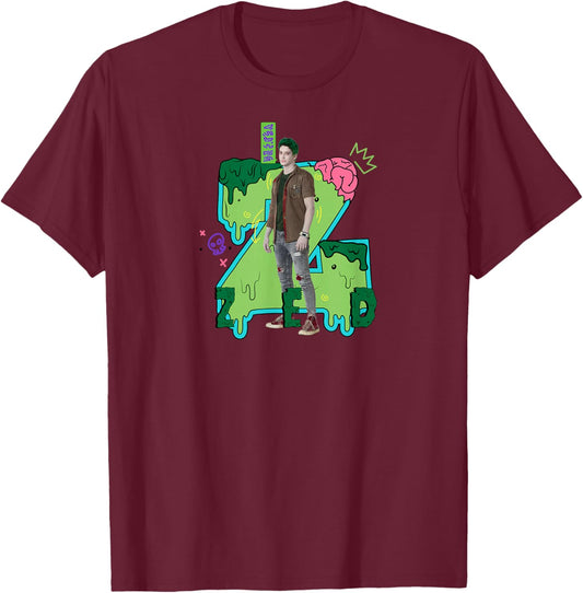 Zombies 2 - Zed Slime Z T-Shirt - T-Shirt | Maroon