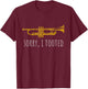 Sorry I Tooted | Funny Jazz Trumpet Player T-Shirt - T-Shirt | Maroon