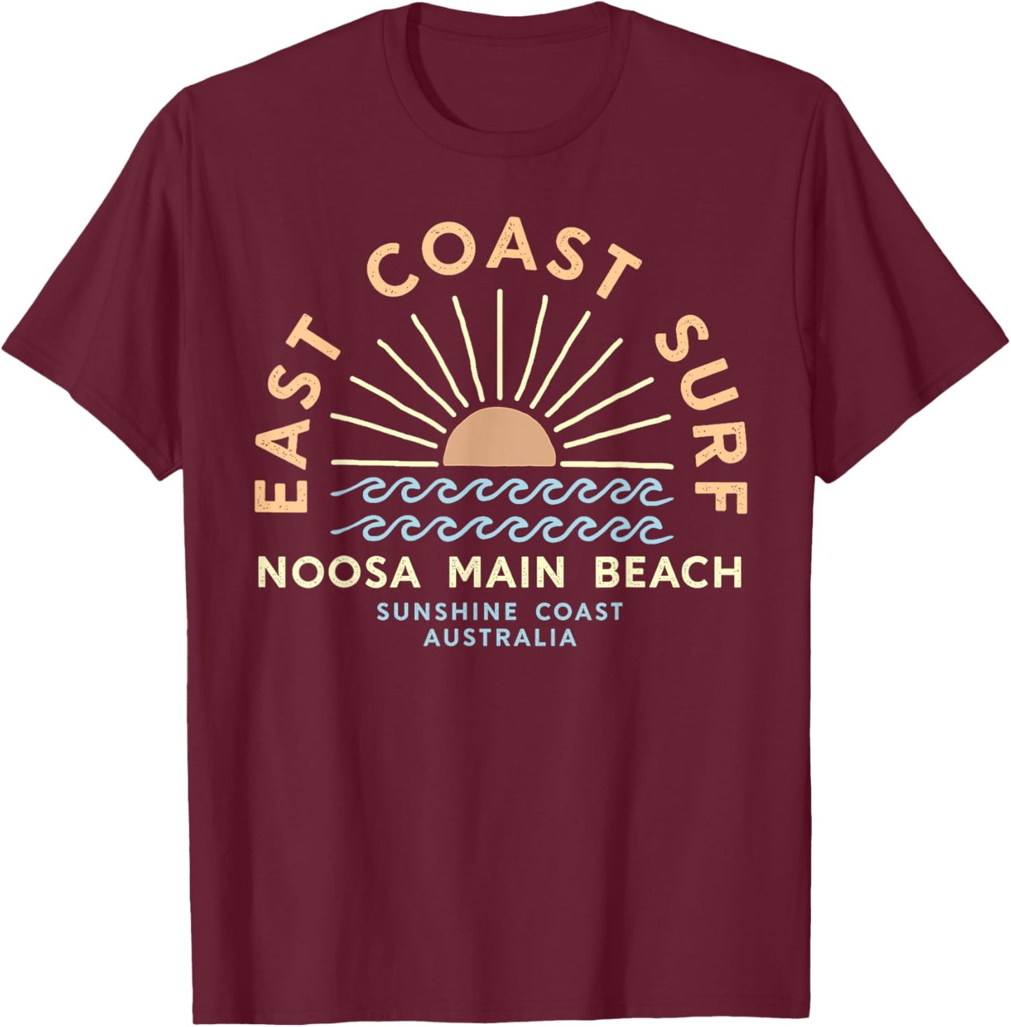 Noosa Beach Australia Souvenir Women Kids T-Shirt - T-Shirt | Maroon