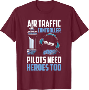 Air Traffic Controller Shirt Funny Air Traffic Controller T-Shirt - T-Shirt | Maroon