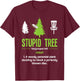 Disc Golf Stupid Tree Noun Dictionary Gift Midrange Driver T-Shirt - T-Shirt | Maroon