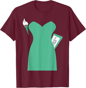 Statue of Liberty Halloween Costume Dress T-Shirt - T-Shirt | Maroon