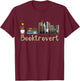 Booktrovert T-Shirt - T-Shirt | Maroon