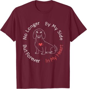 Memorial For The Loss Of A Beloved Dachshund Wiener Dog Women Kids T-Shirt - T-Shirt | Maroon