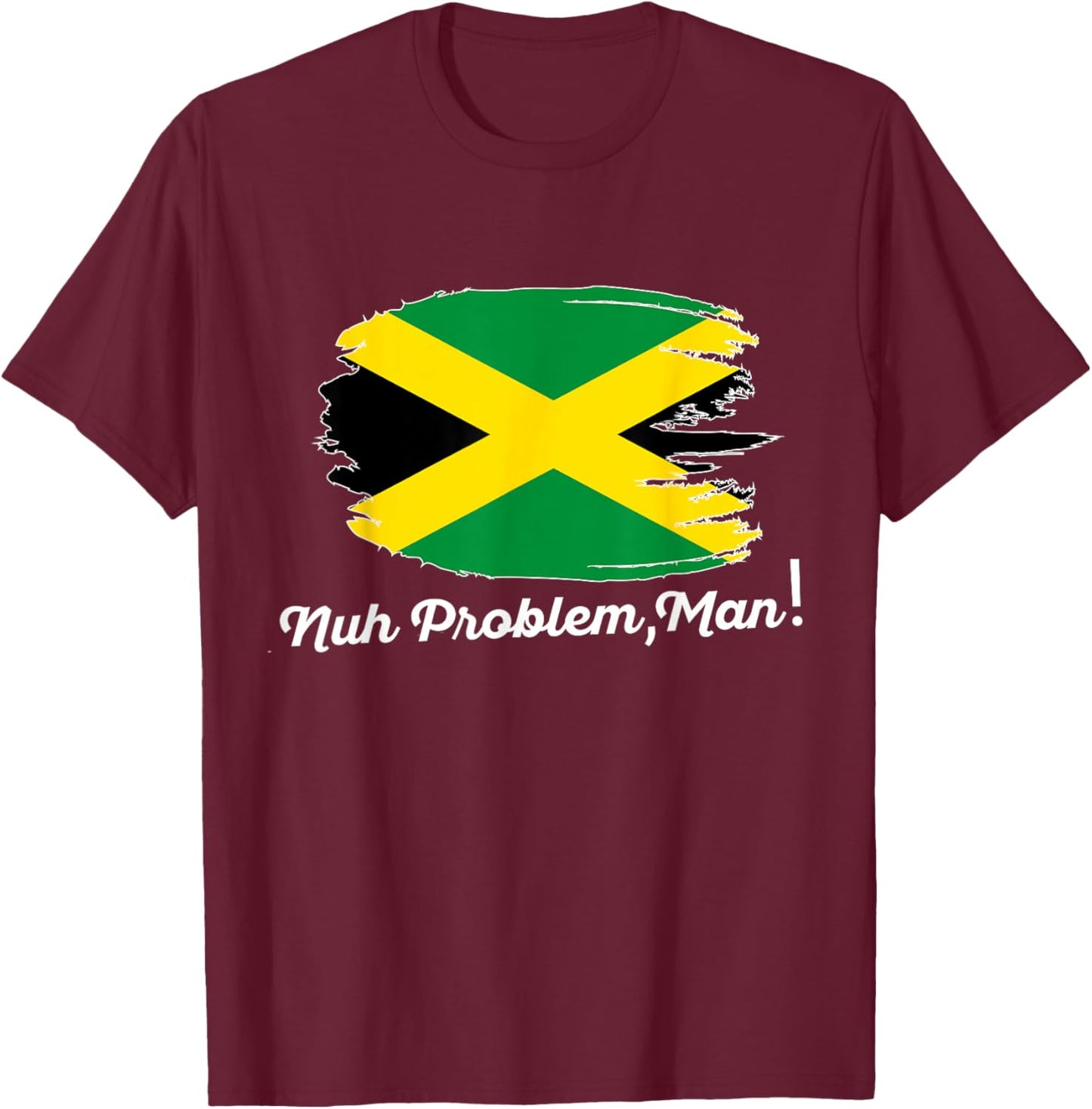 Jamaica Flag Souvenir Jamaican Vintage Men Women Boy Girls T-Shirt - T-Shirt | Maroon