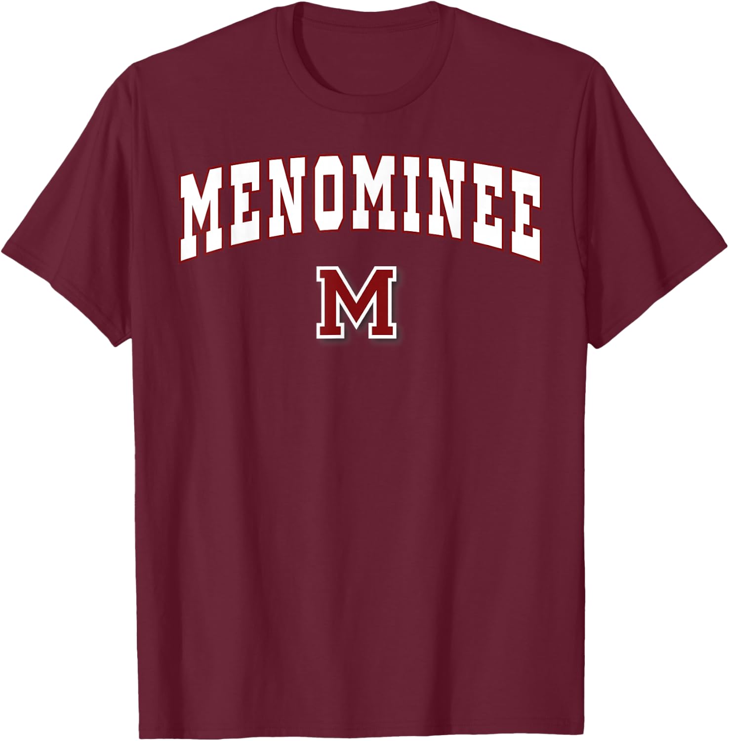 Menominee High School Maroons T-Shirt - T-Shirt | Maroon