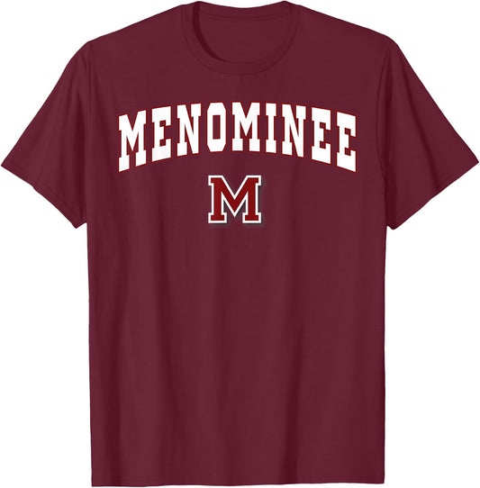 Menominee High School Maroons T-Shirt - T-Shirt | Maroon
