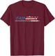 American Flag Embalmer Mortician Funeral Death Corpse Gift T-Shirt - T-Shirt | Maroon