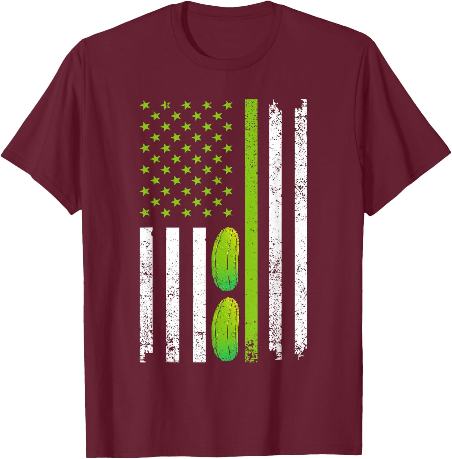 Pickle Design Women Kids Gag Pickle Novelty Costume T-Shirt - T-Shirt | Maroon