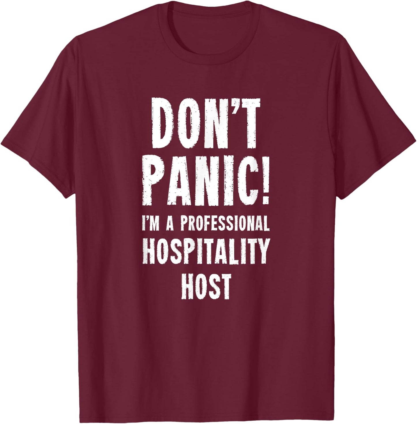 Hospitality Host T-Shirt - T-Shirt | Maroon