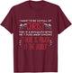Christian Mosquito Joke Funny Religious Christ Follower T-Shirt - T-Shirt | Maroon