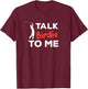 Funny Golf Gag: Fun Vintage Golfing Birdie Pun / Joke Golfer T-Shirt - T-Shirt | Maroon