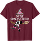 Im the Princess Witch Halloween Matching Group Costume T-Shirt - T-Shirt | Maroon