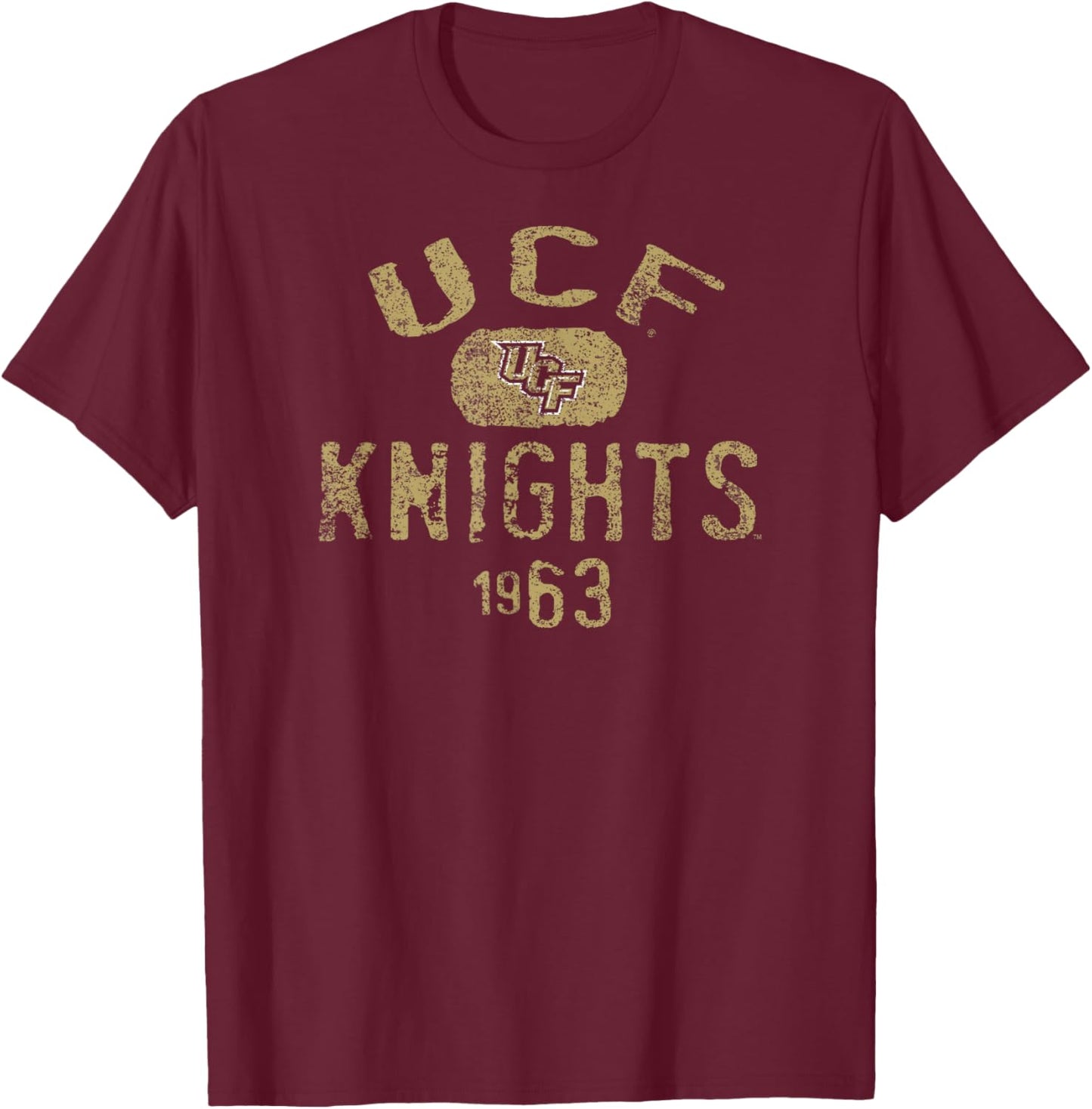 Central Florida Golden Knights 1963 Vintage Black T-Shirt - T-Shirt | Maroon