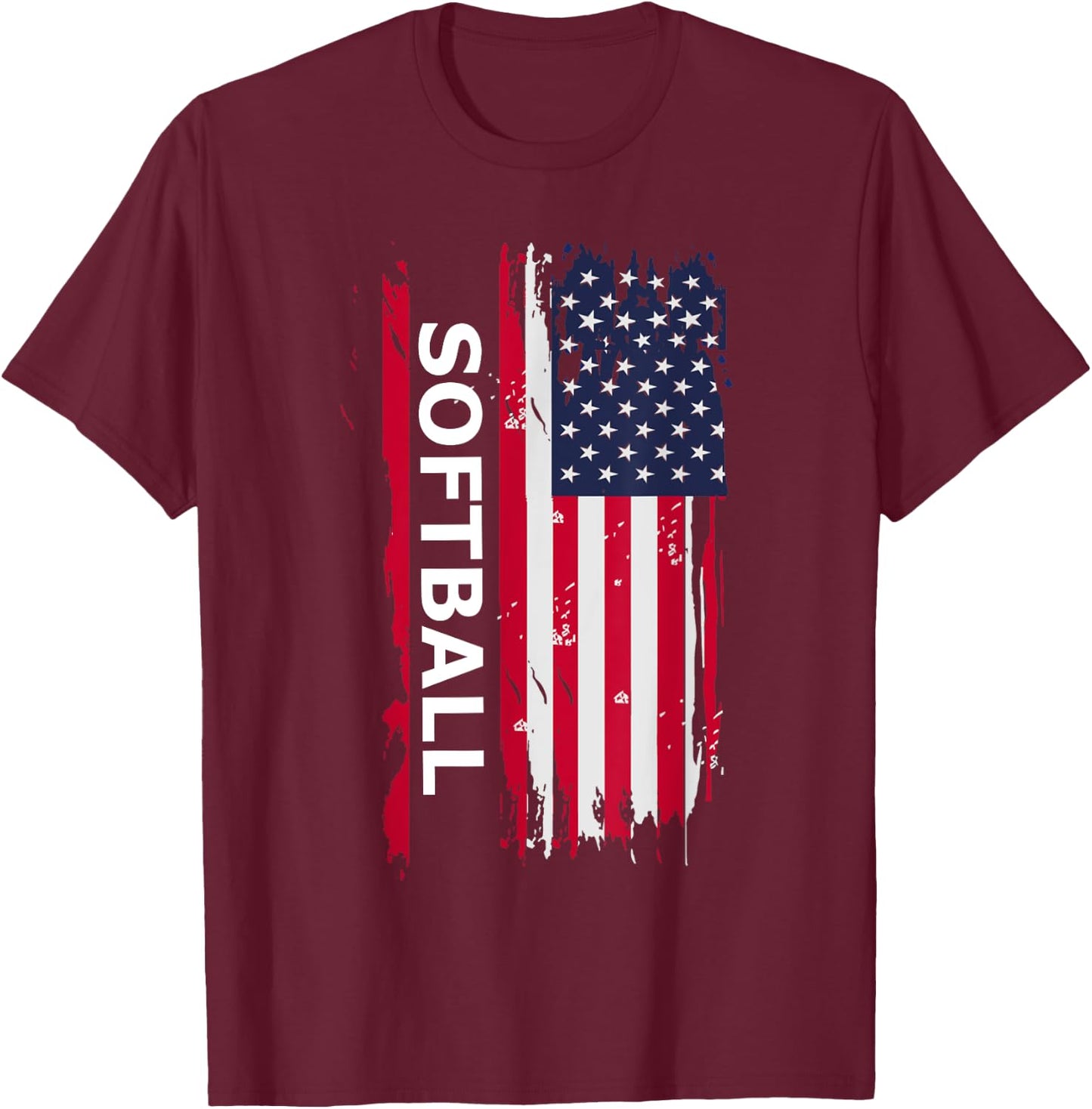 Softball T-Shirt - T-Shirt | Maroon