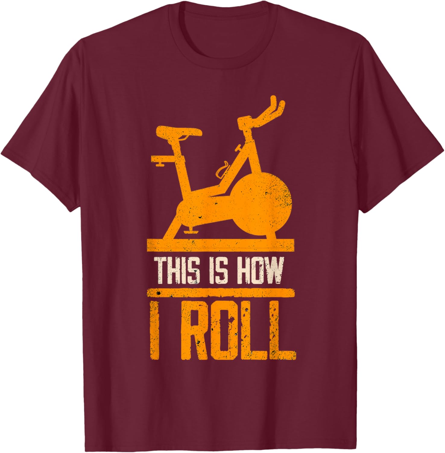 This Is How I Roll - Spinning T-Shirt - T-Shirt | Maroon