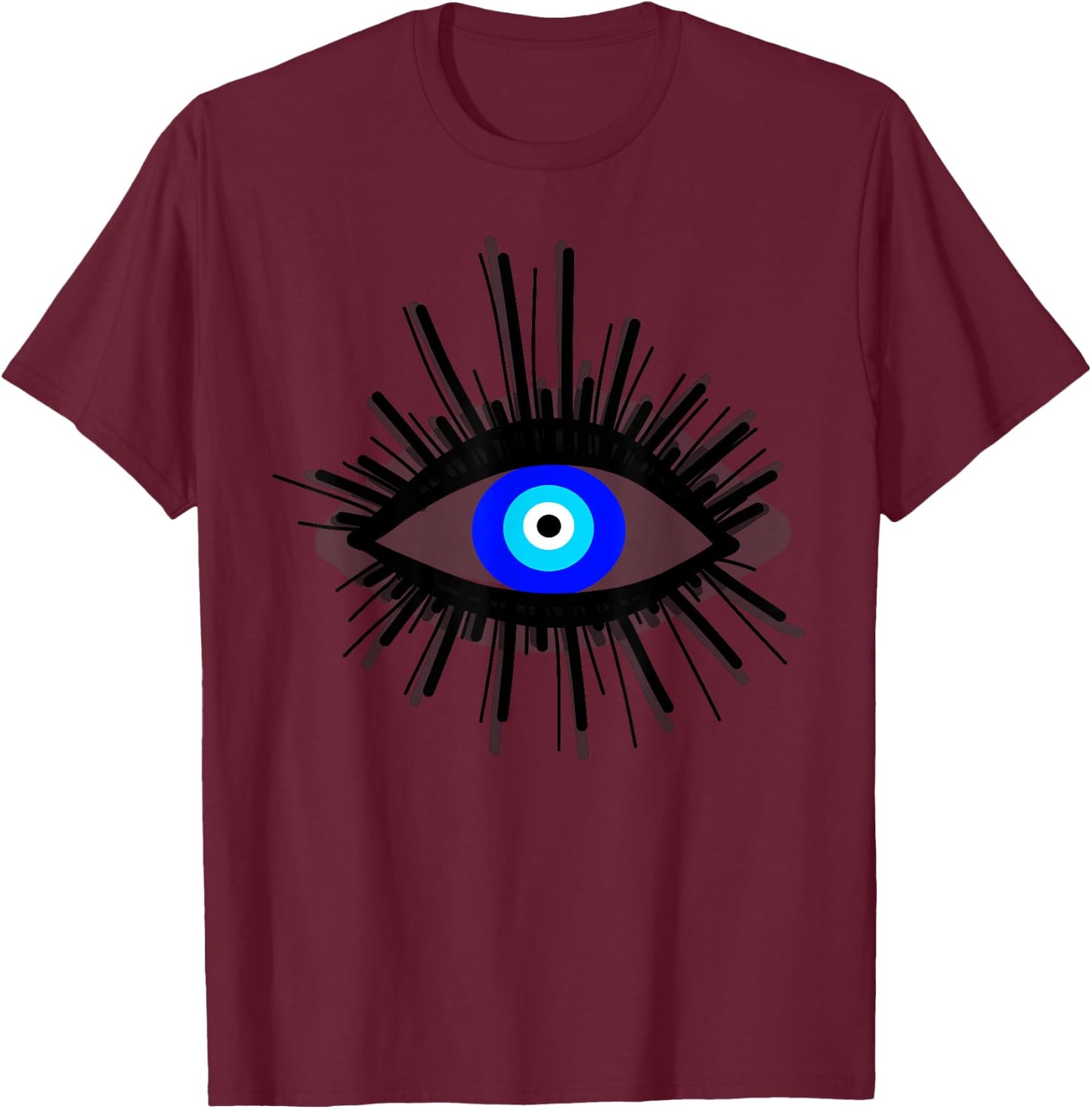 The Evil eye curse protection T-Shirt - T-Shirt | Maroon