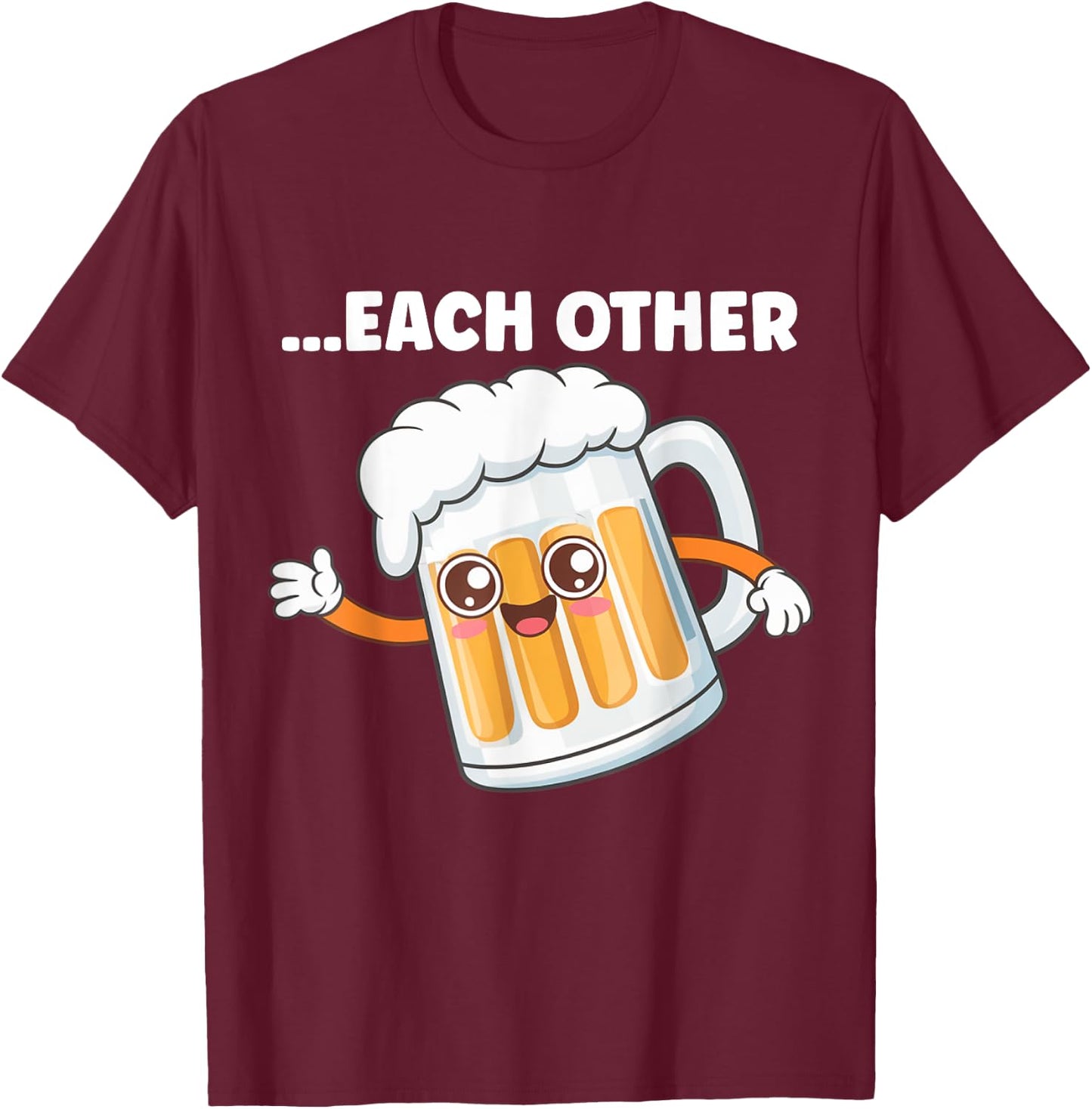 German Pretzel And Beer Matching Couple Outfits T-Shirt - T-Shirt | Maroon