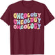 Oncology Groovy Oncology Nurse Appreciation Oncology Nursing T-Shirt - T-Shirt | Maroon