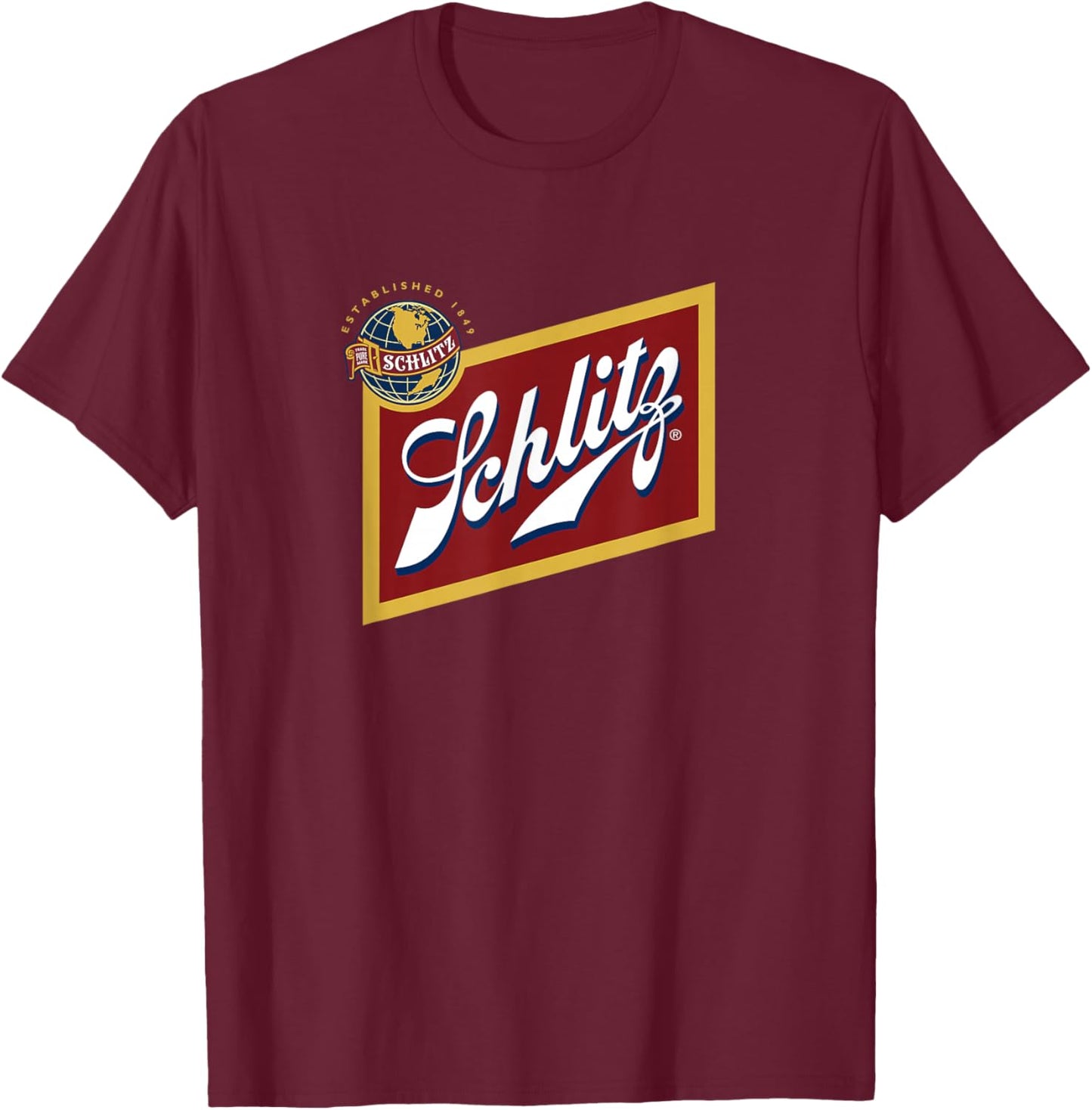 Schlitz Style - Logo T-Shirt - T-Shirt | Maroon
