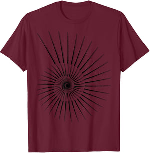Spiralling into Style Fibonacci Chic Mathematics & Physics T-Shirt - T-Shirt | Maroon